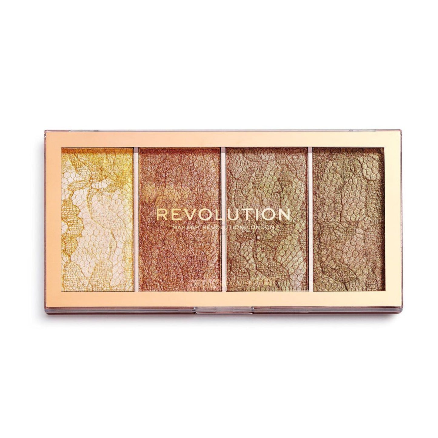 Makeup Revolution Vintage Lace Highlighter Palette - Bloom Shine