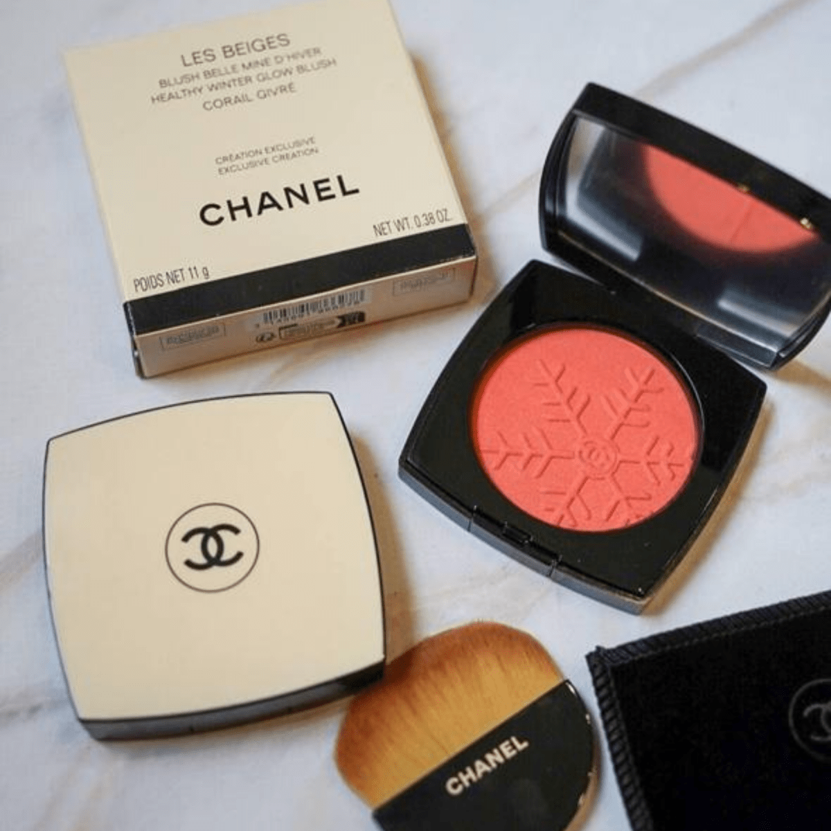 CHANEL Les Beiges Healthy Blush - Corail Givre  -   - Bloom Shine