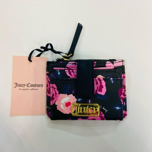 Juicy Couture Women Black and Pink Wallet - Bloom Shine