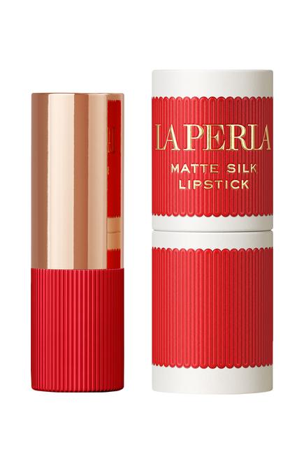 LA PERLA Matte Silk Lipstick 104 Tangelo Red - Bloom Shine
