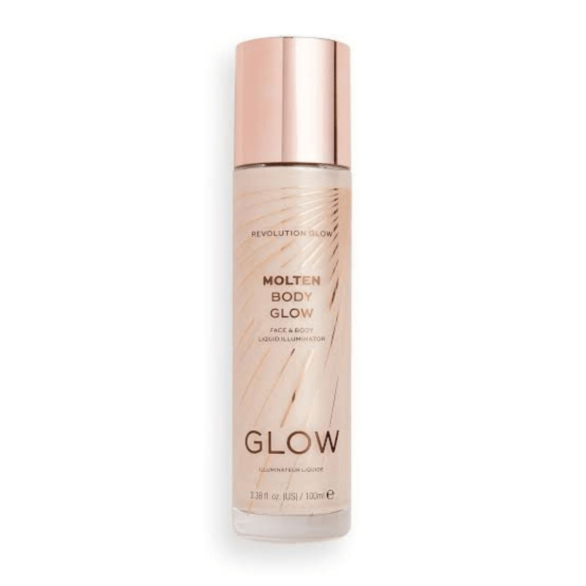 Makeup Revolution Glow Molten Body Gold Liquid Illuminator 100ml - Bloom Shine