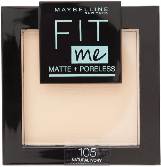 Maybelline Fit Me Matte & Poreless Pressed Powder - 110, 105, 115 - Bloom Shine