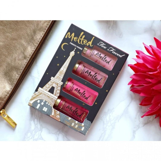 Too Faced Melted French Kisses Lipstick Set - Bloom Shine