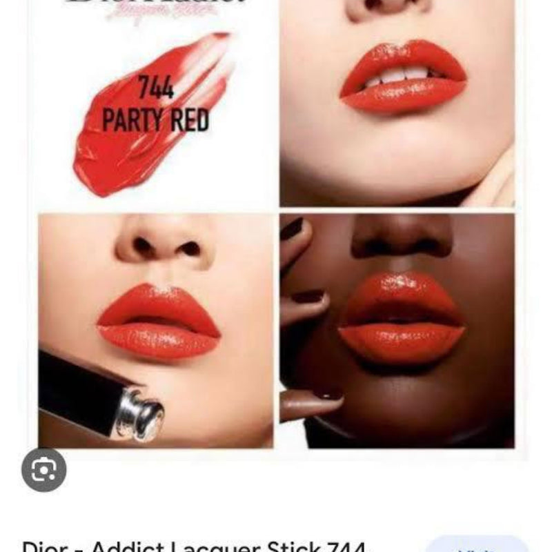 DIOR ADDICT LACQUER STICK 744 PARTY RED