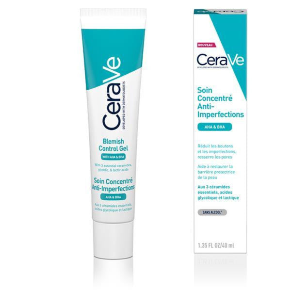 CeraVe Blemish Control Gel Anti Imperfection With AHA BHA - 40 ml