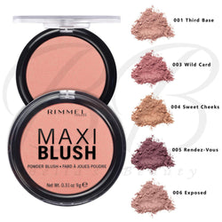 Rimmel London - Big Maxi Blush Powder 004 Sweet Cheeks