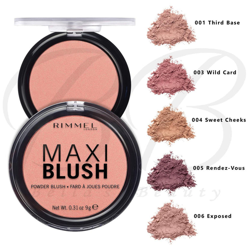 Rimmel London - Big Maxi Blush Powder 004 Sweet Cheeks