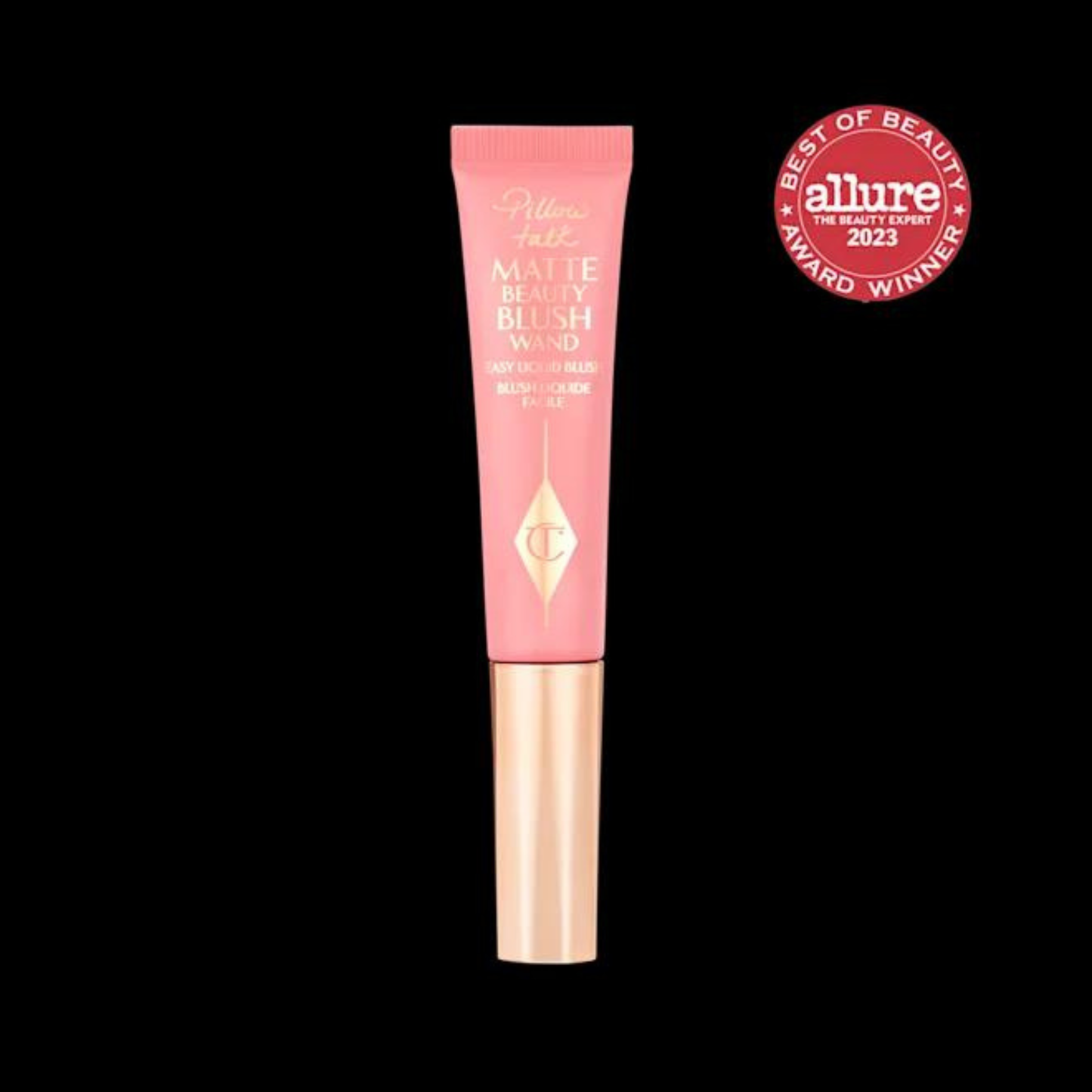 charlotte tilbury AWARD-WINNING MATTE BEAUTY BLUSH WAND PILLOW TALK PINK POP