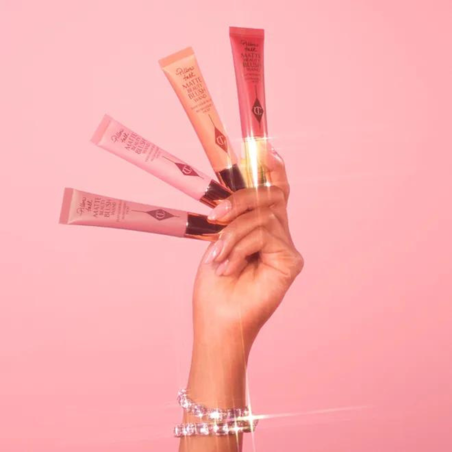 charlotte tilbury AWARD-WINNING MATTE BEAUTY BLUSH WAND PILLOW TALK PINK POP