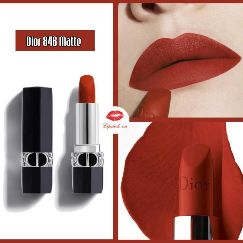 Dior Rouge Dior Refillable Lipstick 846 Concorde Matte