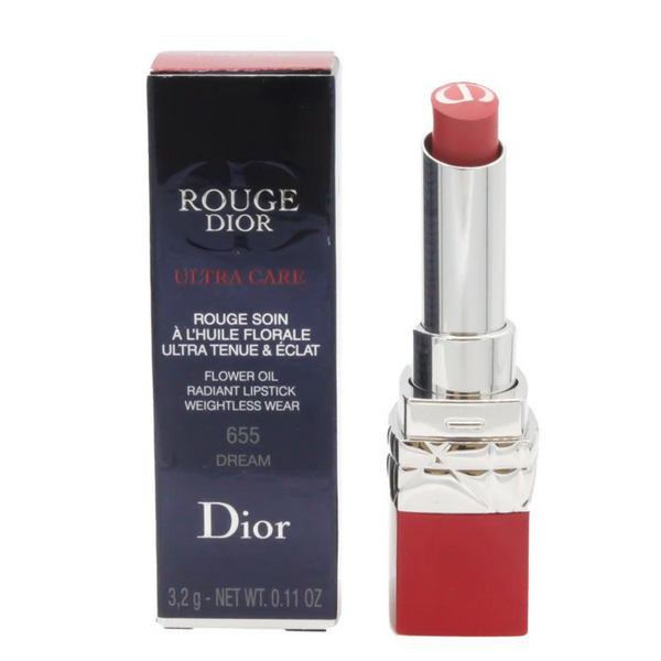 Dior Rouge Ultra Care Pink Lipstick 655 Dream