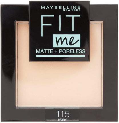 Maybelline Fit Me Matte & Poreless Pressed Powder - 110, 105, 115