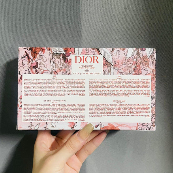 DIOR ROUGE  VELVET LIPSTICKS SET